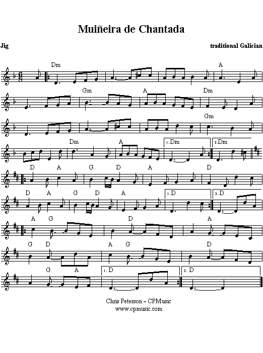 http://www.barnesandhampton.com/Music/muineira.mp3 sheet music for the above 